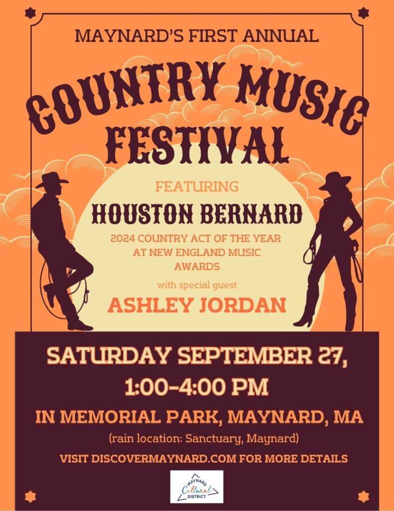 Maynard Country Music Festival Poster