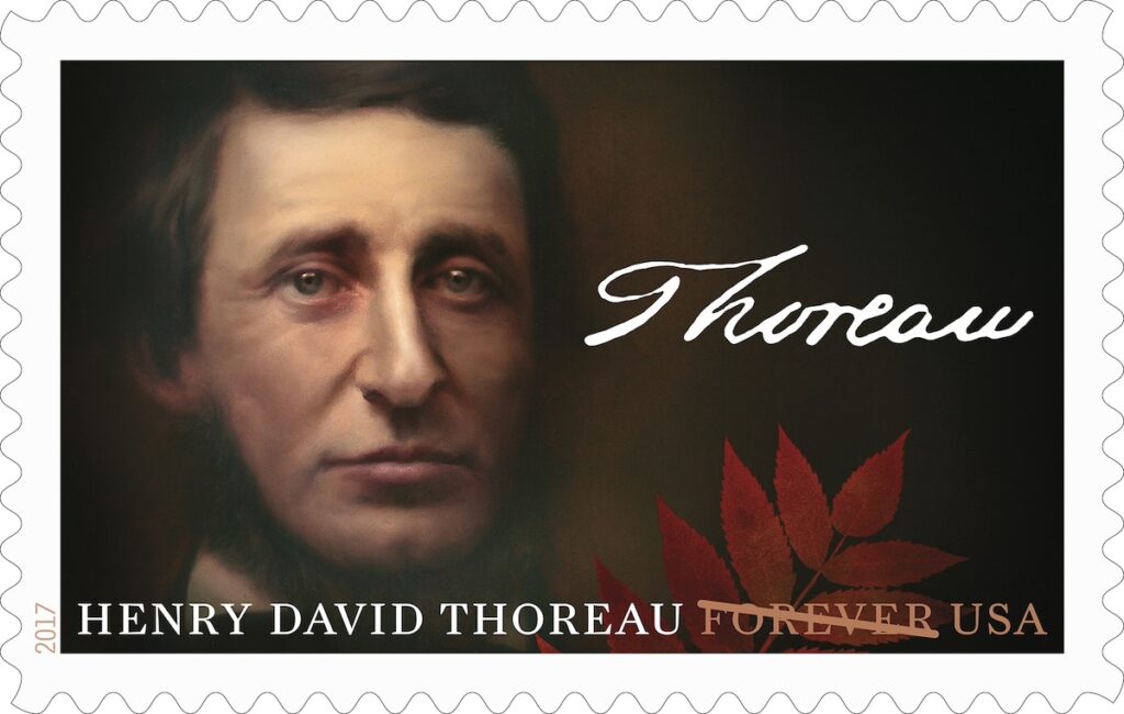 Thoreau stamp 2017 (200th year of his birth)