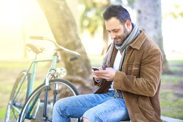Man with phone: It shouldn't always be the phone