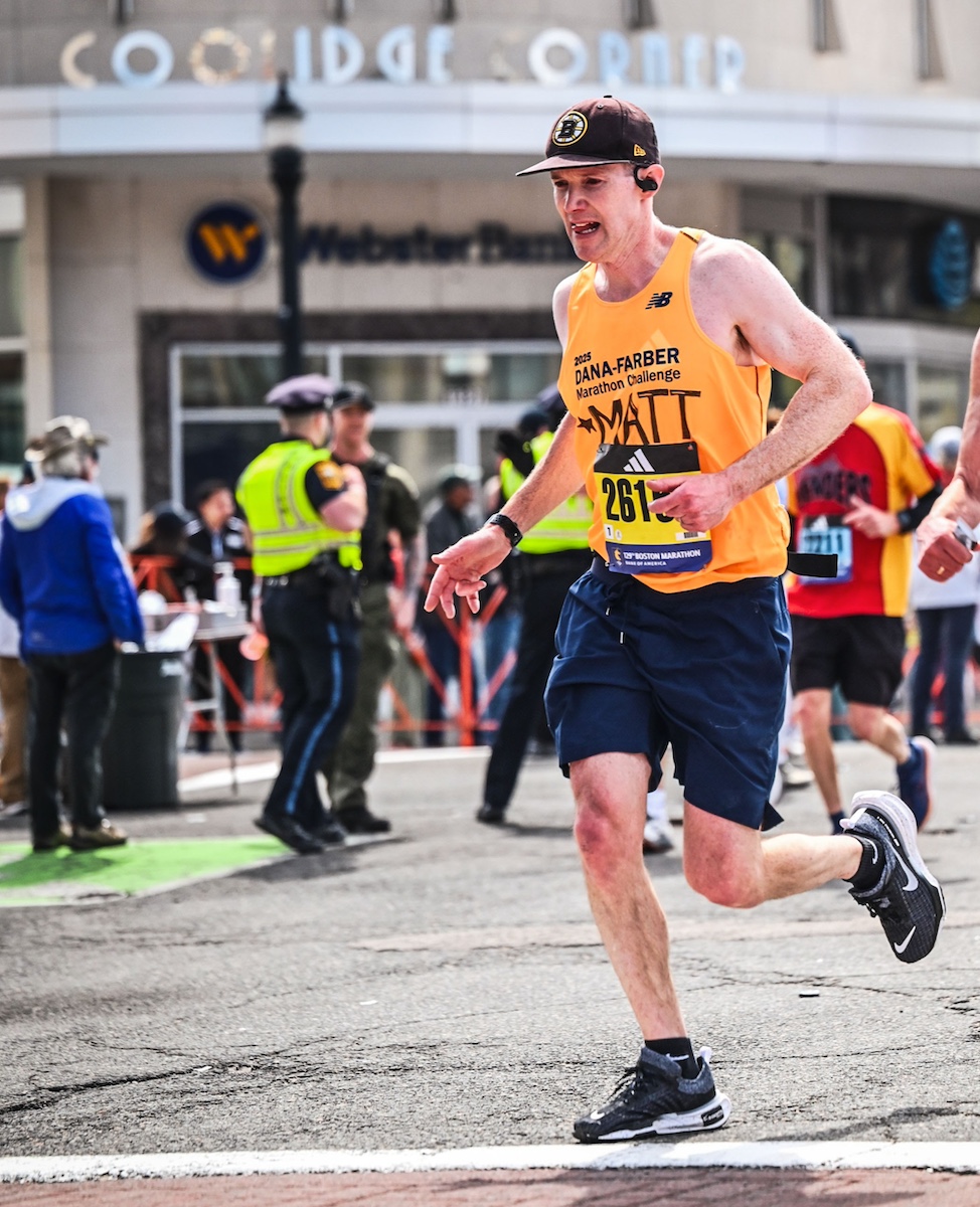 Maynard Resident runs Boston Marathon to “defy cancer”