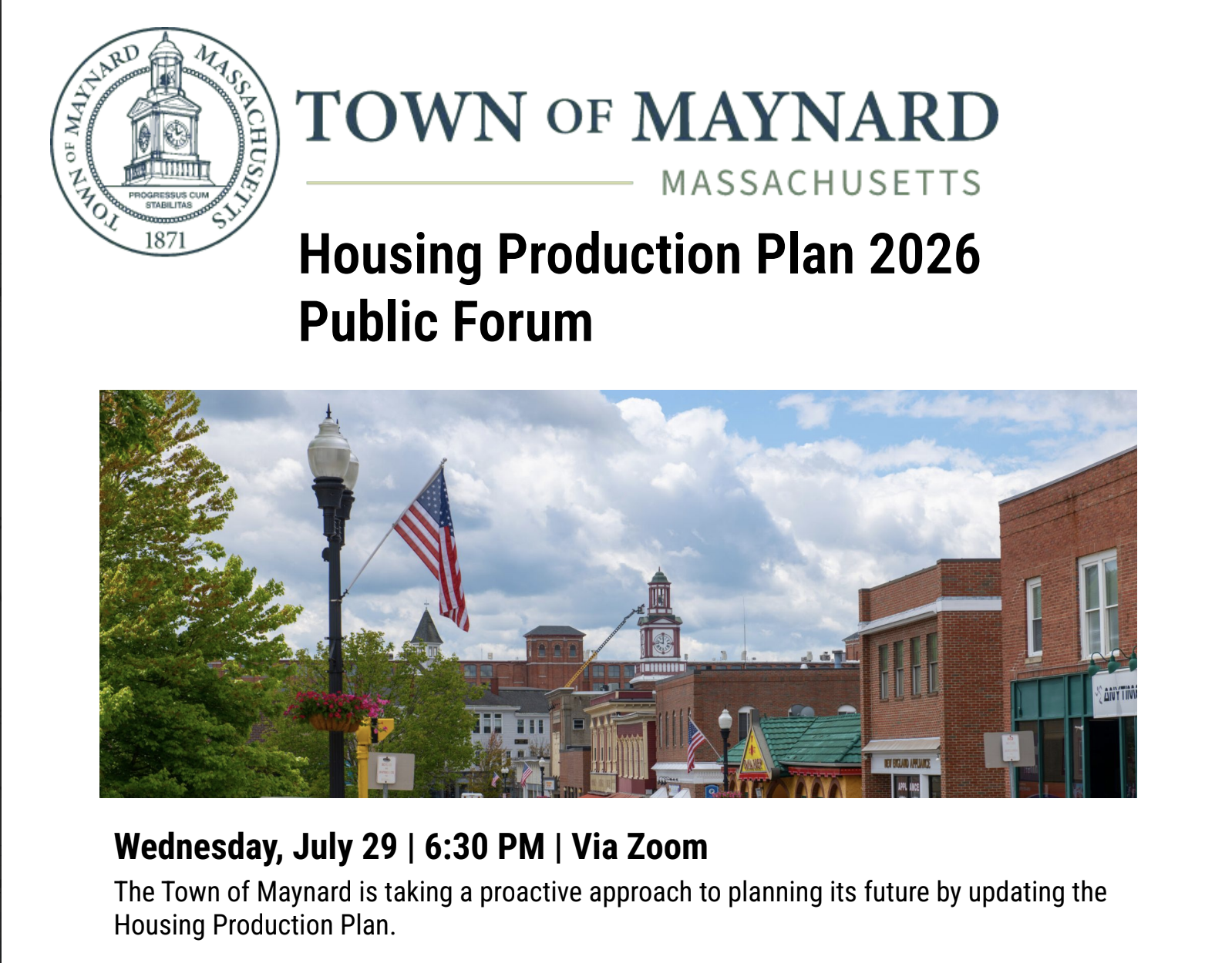 Maynard Is Updating Its Housing Production Plan. Here’s What It Means